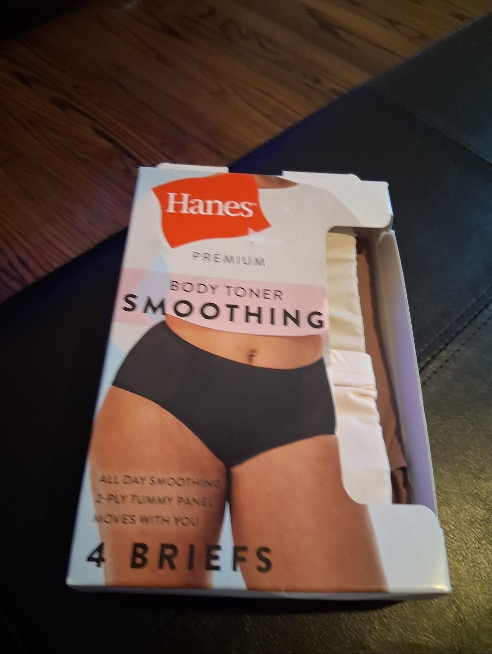 Hanes 4 Pack of Womens Body Toner Smoothing Panties.Size MED. or  7 Large